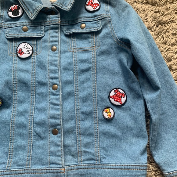 Tutu couture// Disney denim jacket size 10 - Picture 2 of 5